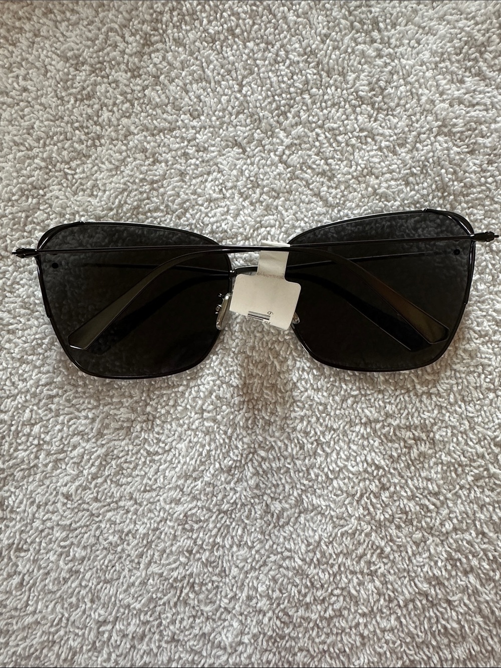 Dior Black Metal Rim Oversized Square Sunglasses - Picture 3 of 3